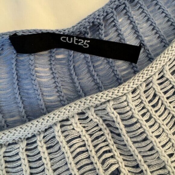 Yigal Azrouel Cut25 Knitted Butterfly Crop Wrap - Picture 6 of 8